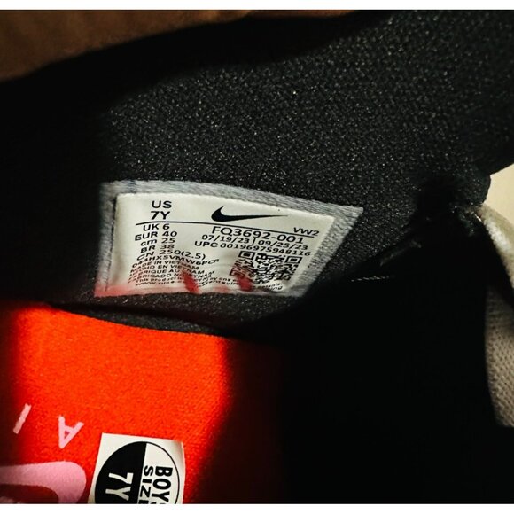 ⭐Nike Air Force 1 Mid Top Easy On Sz 7Y Big Kids Shoes Pink 3D Floral FQ3692-001 - Picture 9 of 14